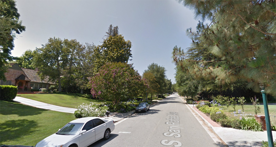 Vance Estate Street in Pasadena